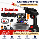 Lavadora de Alta Pressão Portátil 48V Recarregável