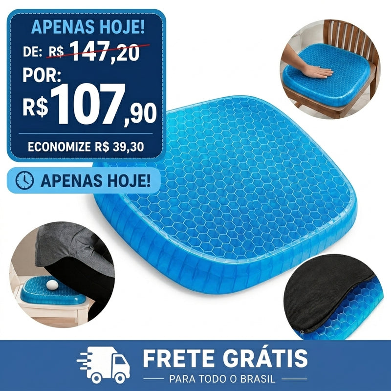 Almofada em Silicone HemGel - Sem Dores!