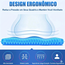 Almofada em Silicone HemGel — Trabalhe Sentado, Levante Sem Dor!!!