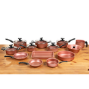 Conjunto de Panelas Antiaderente 13 Peças com Tampa de Vidro