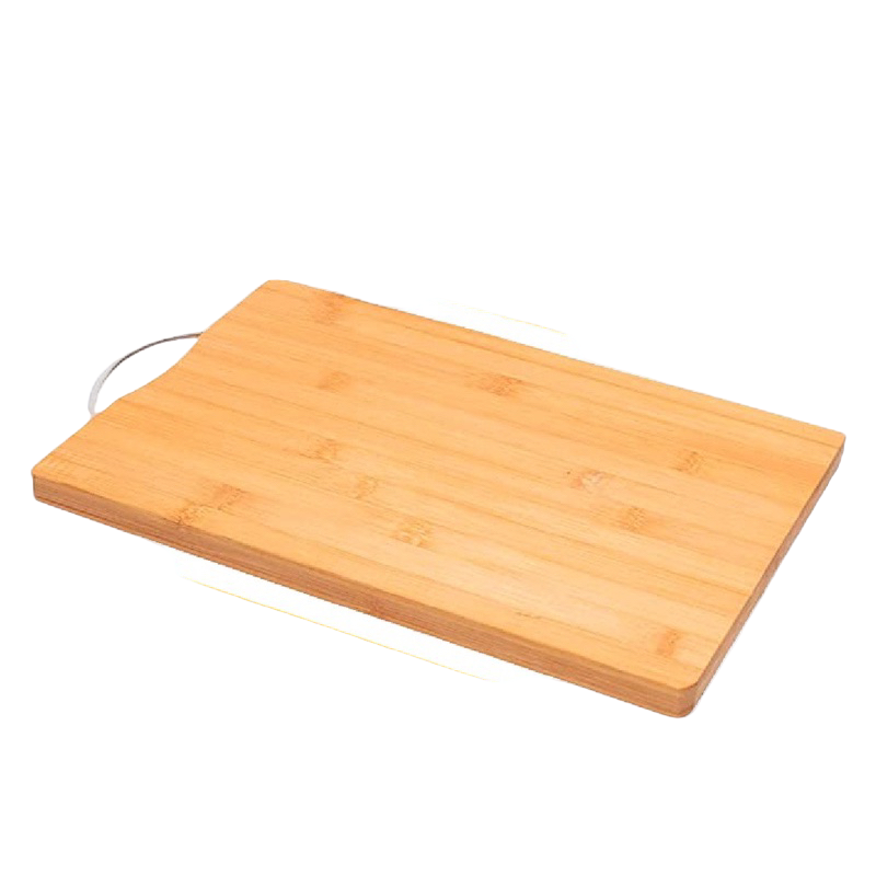 Tábua De 100% bambu 38x28cm para Carne Legumes frutas Material Ecológico Bambu Com Alça aço
