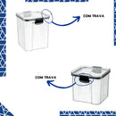 Potes Herméticos com Trava e Alta Vedação