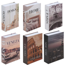 Cofre Camuflado Formato de Livro Discionario com Chave Porta Joias de Luxo Discreto 18x11,5x5,5 cm