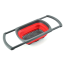 Escorredor de Pia para Alimentos de Silicone Retrátil com Alças