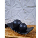 Rampa Preta com 2 Esferas – Decoração Versátil