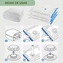 KIT 5 Saco A Vácuo E Bomba 110V De Ar Elétrica Ou USB 70x100 50x60 40X50 60x80 Para Armazenar E Guarda De Maneira Mais