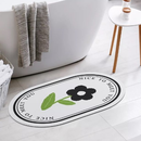 Tapete Banheiro Antiderrapante Absorvente de Secagem Rápida entregar Cor e Estampas sortidos