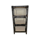 Gaveteiro Organizador Fibra Sintética Tela 3 Gavetas