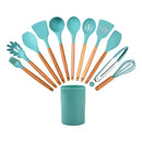 Kit 12 Peças de Utensílios de Cozinha em Silicone