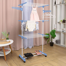 Varal de Chão para Roupas - Dobrável e Portátil