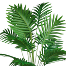 Planta Artificial Palmeira Enfeite E Decoração Casa Sala Escritório Com Vaso Rattan