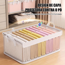 Caixa de armazenamento de PVC para roupas, roupas íntimas e calças