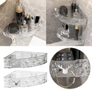 KIT 2 Suporte De Shampoo Prateleiras De Banheiro Sem Furo