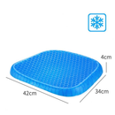 Almofada Com Capa Em Silicone Gel Para Assento Banco de Carro Escritorio Ortopédico