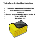 Toalha Pano Limpeza+esponja Limpar Carros sem Arranhar Multiuso De Microfibra Macia