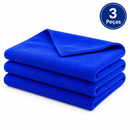Kit 3 Toalhas de Microfibra Premium para Lavagem e Polimento